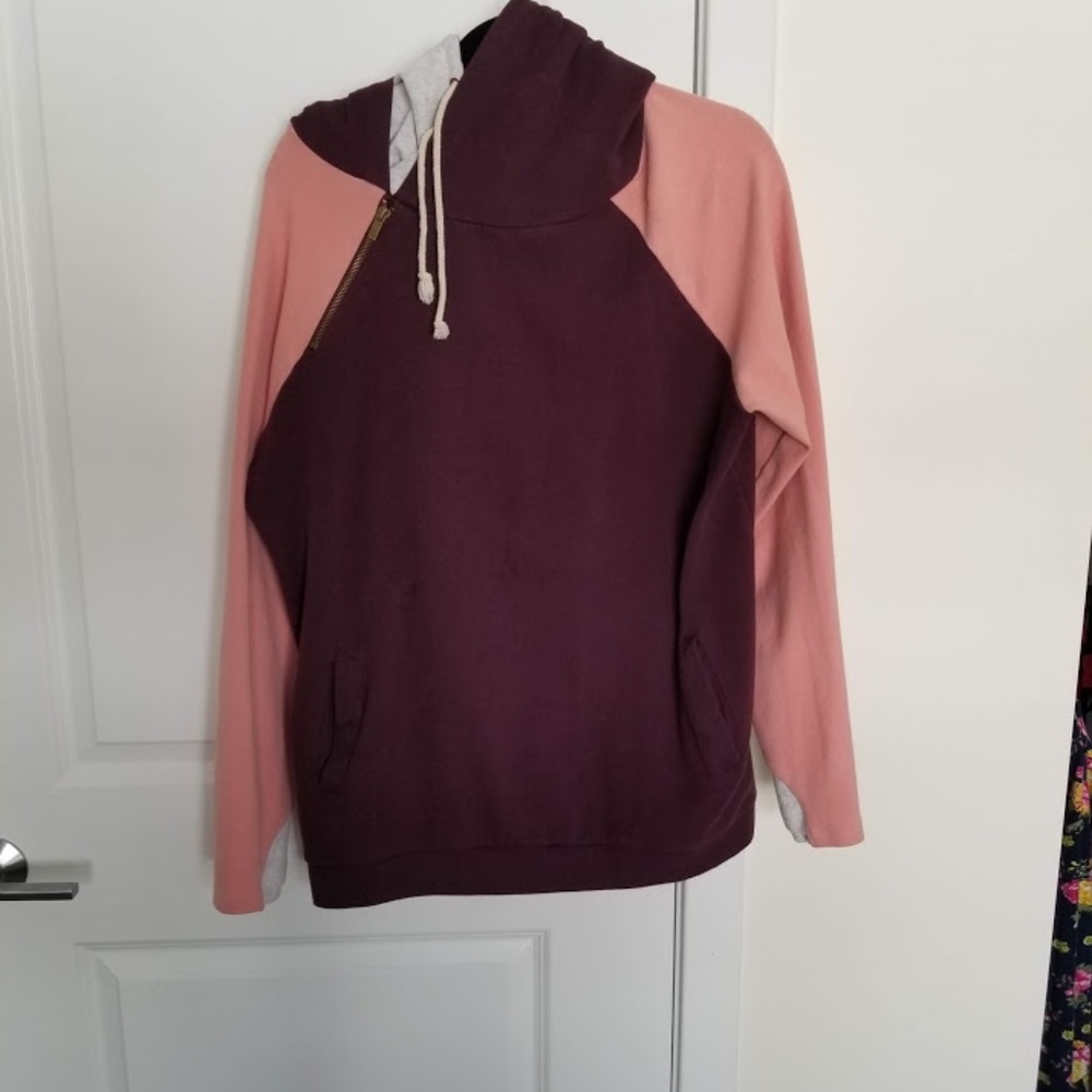 Ampersand Avenue Double Hood - Purple & Pink